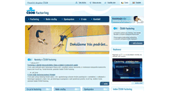 Desktop Screenshot of csobfactoring.cz