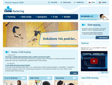 Tablet Screenshot of csobfactoring.cz